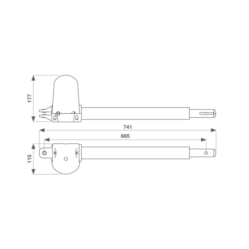STAR 3024 KIT (δίφυλλη πόρτα) - Image 2